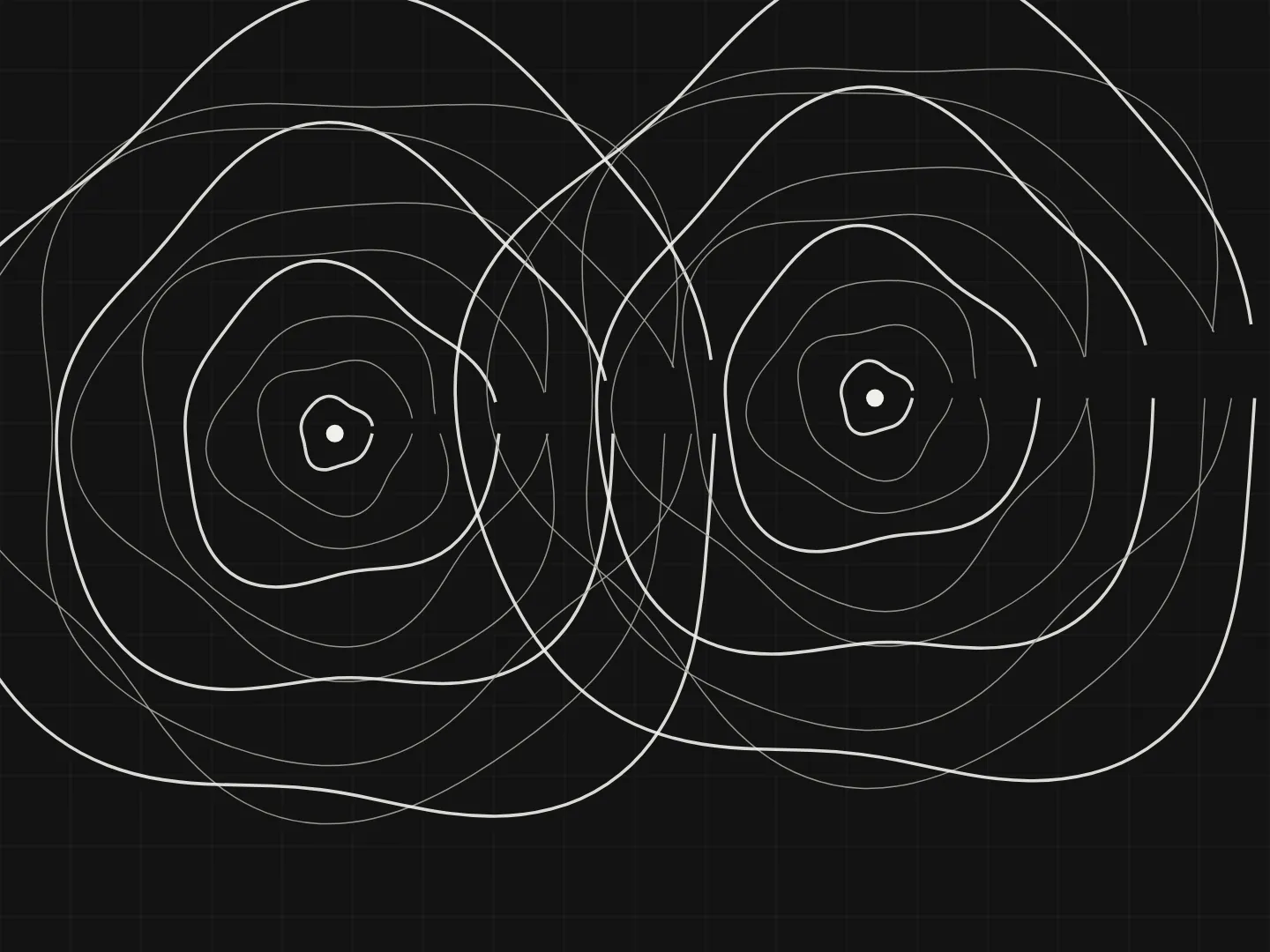 Contour lines from a Nusear mathematical figure