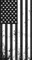 Distressed monochrome American flag